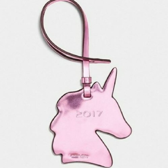 Rare COACH 2017 Unicorn Handbag Key Chain Charm - Picture 2 of 2